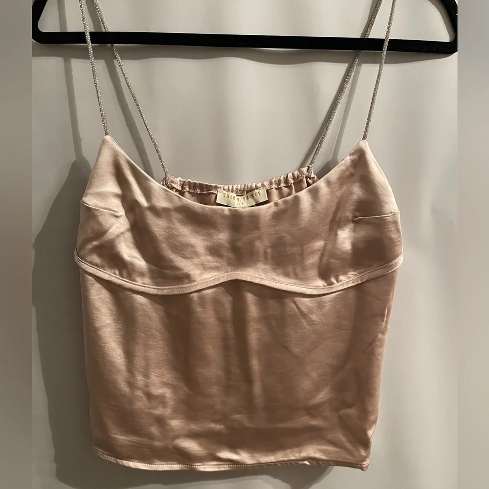 New Satin Crop Top